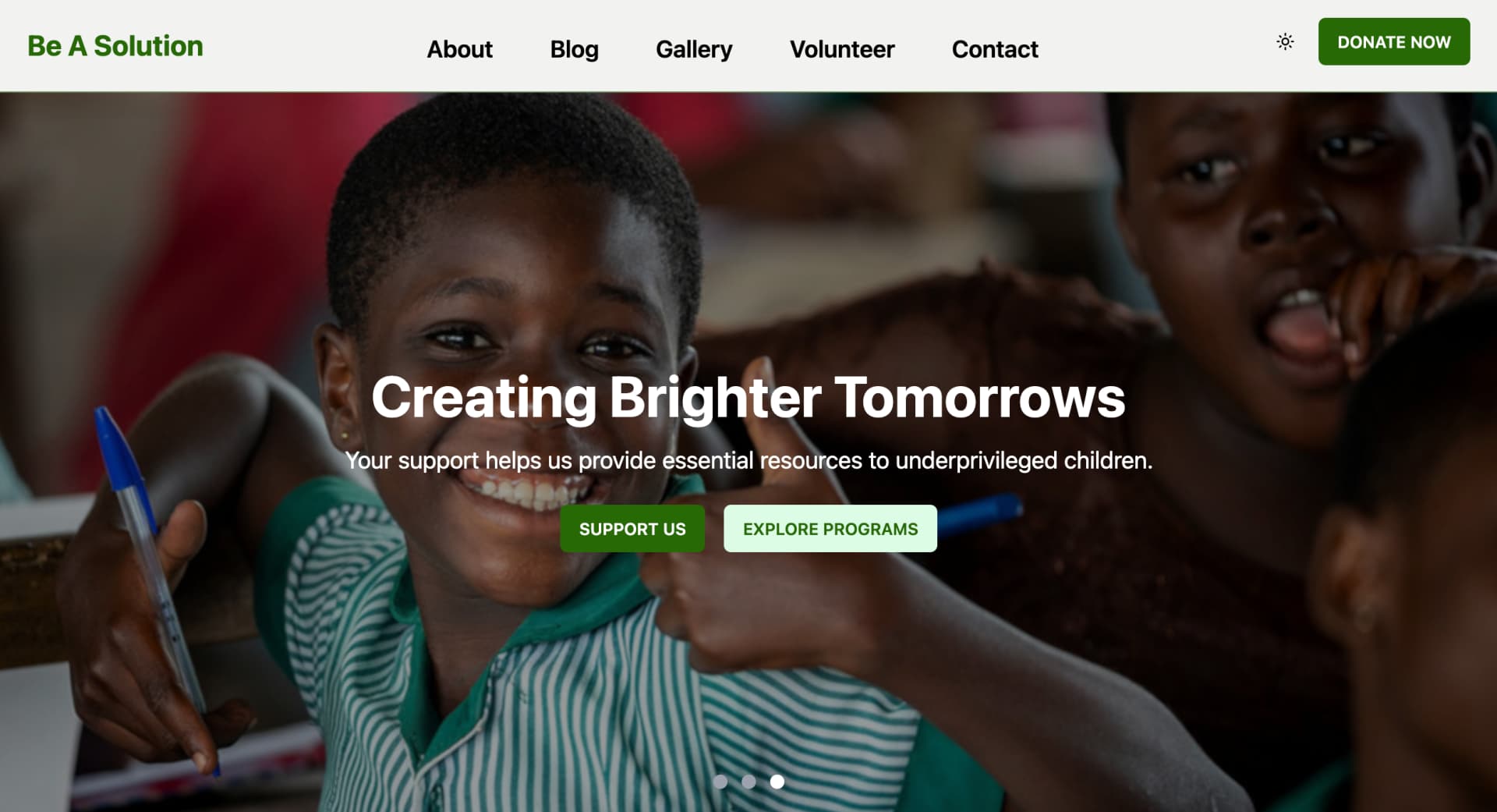 Be A Solution - Empowering Communities